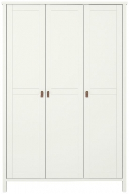 Product photograph of Tromso Leather Handle 3 Door Wardrobe from Choice Furniture Superstore