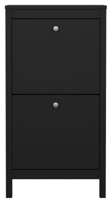 Product photograph of Madrid 2 Flip Down Door Shoe Cabinet from Choice Furniture Superstore