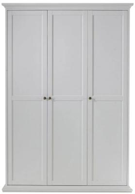 Clearance Paris 3 Door Wardrobe With White Fss15586