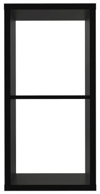 Mauro Matt Black 2 Open Shelving Unit