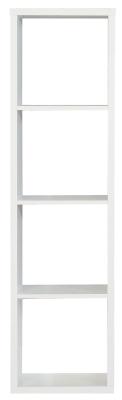 Mauro Matt White 4 Open Shelving Unit