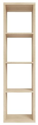 Mauro Sonoma Oak Effect 4 Open Shelving Unit