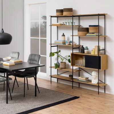 Angus Oak Effect 1 Door Bookcase