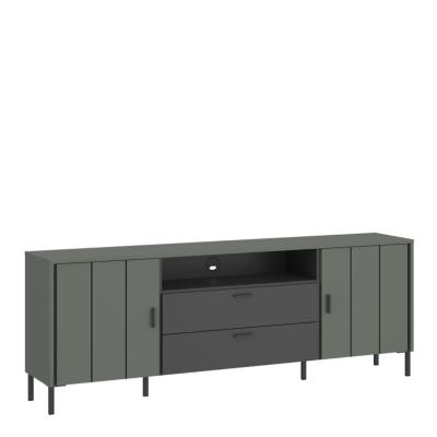 Arundel Green 173cm 2 Drawer Large Tv Unit