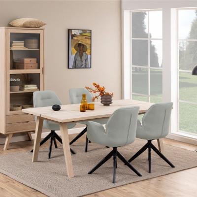 Aline White Oak 8 Seater Dining Table