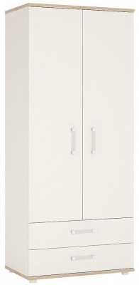 Product photograph of 4kids 2 Door 2 Drawer Wardrobe from Choice Furniture Superstore