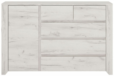Product photograph of Angel White 1 Door Stoarge Cabinet from Choice Furniture Superstore