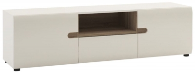 Chelsea White Gloss 164cm Tv Unit