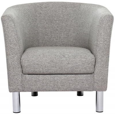 Product photograph of Cleveland Armchair In Nova Light Grey from Choice Furniture Superstore