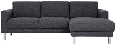 Product photograph of Cleveland Dark Grey Corner Sofa - Rhf from Choice Furniture Superstore