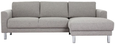 Product photograph of Cleveland Light Grey Corner Sofa - Rhf from Choice Furniture Superstore