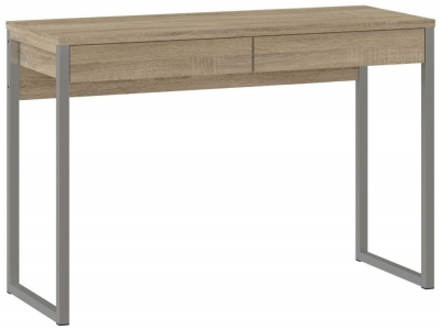 Product photograph of Function Plus Desk 2 Drawer In Oak from Choice Furniture Superstore