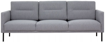 Larvik Grey Fabric 3 Seater Sofa