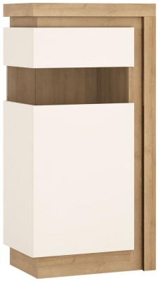Lyon 123.6cm Narrow Display Cabinet (LHD)