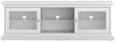 Product photograph of Paris White 149cm Tv Unit from Choice Furniture Superstore