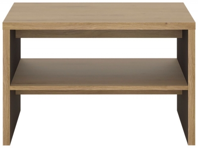 Product photograph of Shetland Oak Effect Square Coffee Table from Choice Furniture Superstore