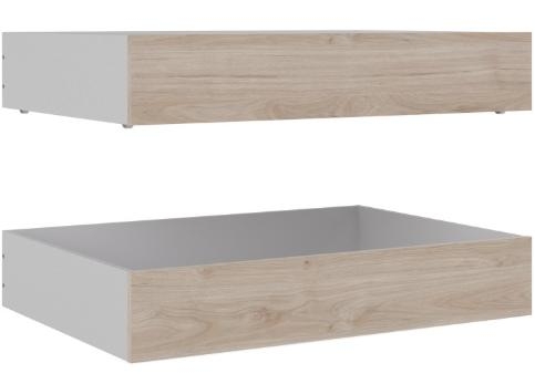 Naia Oak Effect Underbed Drawer Set of 2