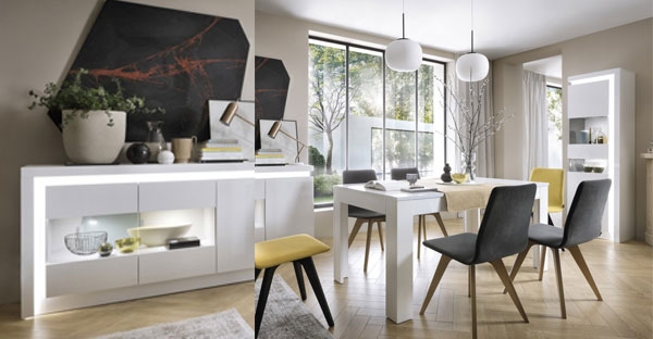 Furniture To Go Lyon White High Gloss