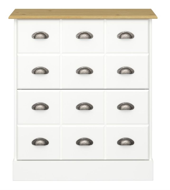 Nola White 2 Door Shoe Cabinet