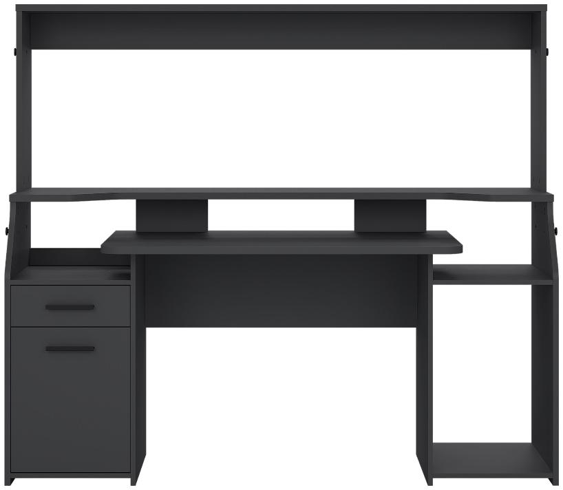 Function Plus Black Gaming Desk