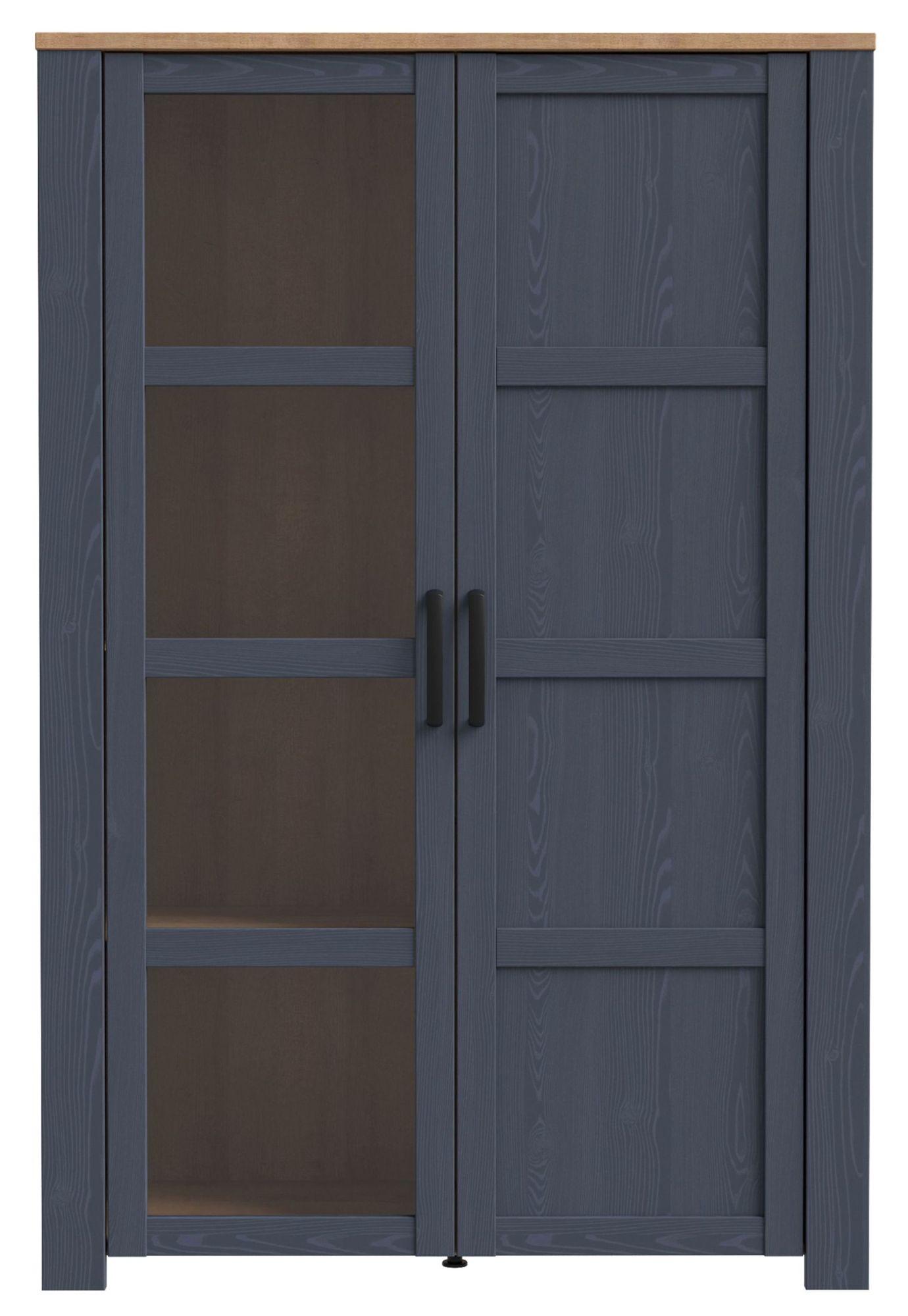Bohol Blue 2 Door Display Cabinet