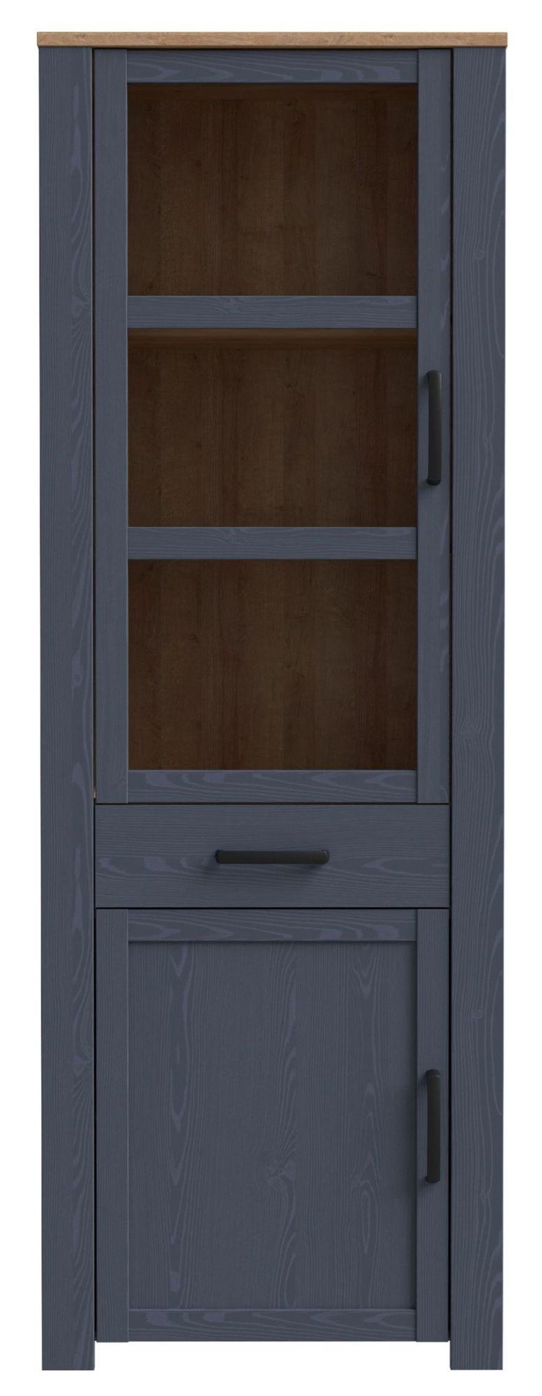 Bohol Blue Narrow Display Cabinet