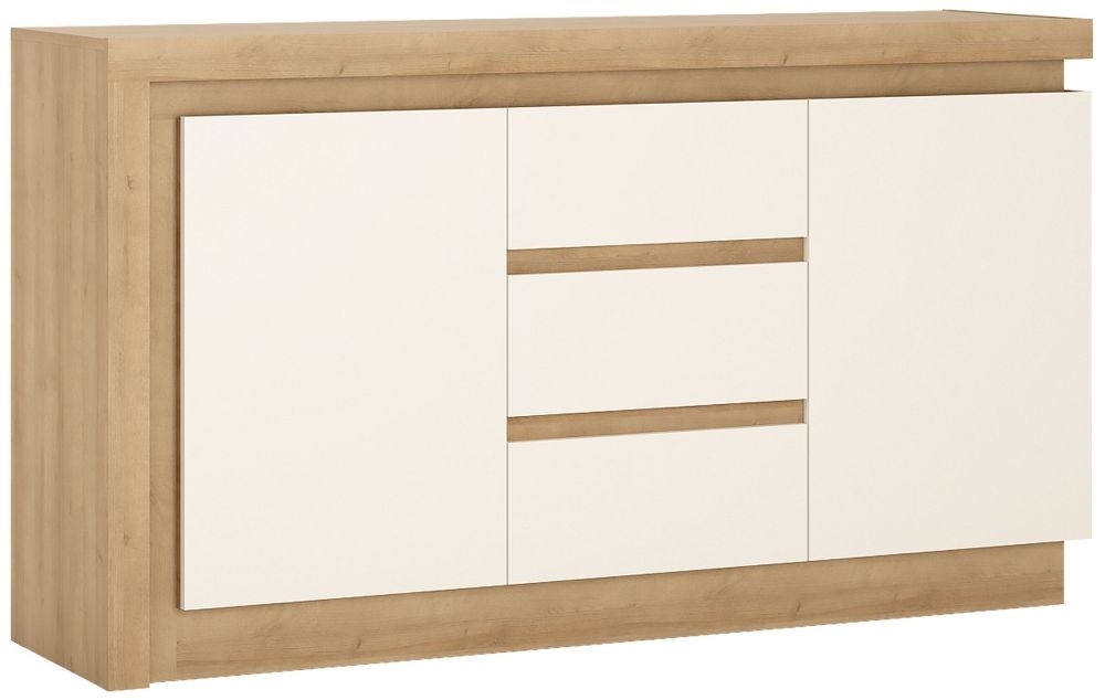 Lyon Oak Effect Medium Sideboard - 2 Doors
