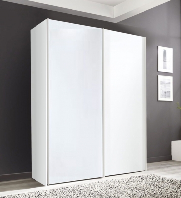 Product photograph of Nolte Marcato2 1 Polar White 2 Door Sliding Wardrobe - 180cm from Choice Furniture Superstore