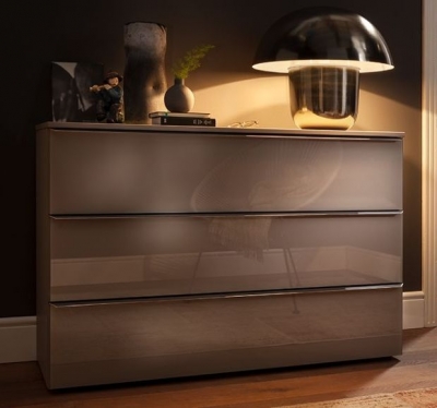 Product photograph of Nolte Akaro Terra Chest - 3 Drawer from Choice Furniture Superstore