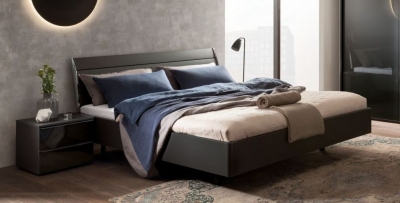 Product photograph of Nolte Sonyo Basalt Bed from Choice Furniture Superstore