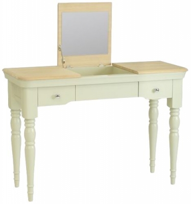 Product photograph of Tch Cromwell Dressing Table With Mirror - Oak And Painted from Choice Furniture Superstore