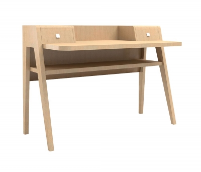 Product photograph of Milan Oak Desk from Choice Furniture Superstore
