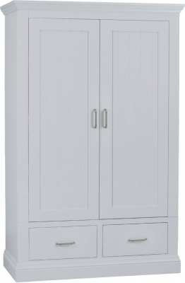 Product photograph of Tch Coelo Painted 2 Door 2 Drawer Wardrobe from Choice Furniture Superstore