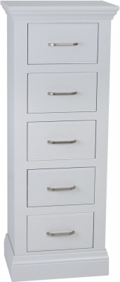 Product photograph of Tch Coelo Painted 5 Drawer Chest from Choice Furniture Superstore