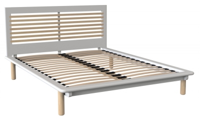 Product photograph of Tch Trua Bed - Oak And White Painted from Choice Furniture Superstore