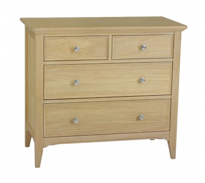 Product photograph of Tch New England Oak 2 2 Drawer Chest from Choice Furniture Superstore