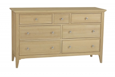 Product photograph of Tch New England Oak 4 3 Drawer Chest from Choice Furniture Superstore