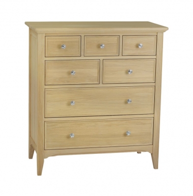 Product photograph of Tch New England Oak 7 Drawer Chest from Choice Furniture Superstore