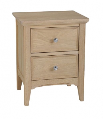 Product photograph of Tch New England Oak Bedside Cabinet from Choice Furniture Superstore