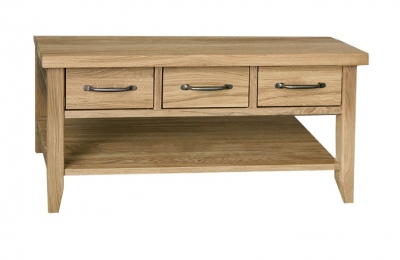 Product photograph of Tch Windsor Oak Storage Coffee Table from Choice Furniture Superstore