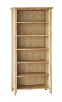 Product photograph of Tch Windsor Oak Tall Bookcase from Choice Furniture Superstore