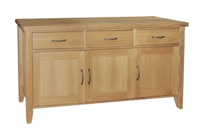 Product photograph of Tch Windsor Oak Wide Sideboard from Choice Furniture Superstore