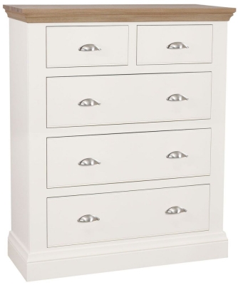Product photograph of Tch Coelo 3 2 Drawer Chest - Oak And Painted from Choice Furniture Superstore