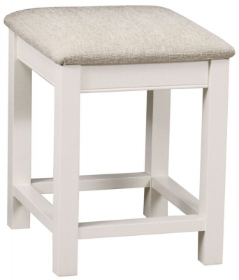 Image of TCH Coelo Painted Fabric Seat Bedroom Stool