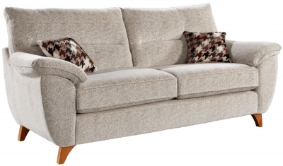 Product photograph of Lebus Billie 3 Seater Fabric Sofa from Choice Furniture Superstore