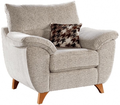 Product photograph of Lebus Billie Fabric Armchair from Choice Furniture Superstore