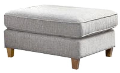Product photograph of Lebus Ashley Fabric Footstool from Choice Furniture Superstore