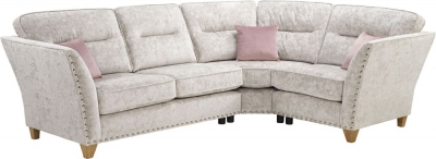 Product photograph of Lebus Paris 2 Corner 1 High Back Fabric Sofa from Choice Furniture Superstore