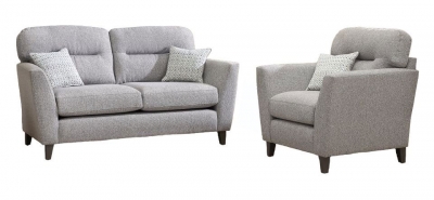 Product photograph of Lebus Clara 2 1 Seater Fabric Sofa from Choice Furniture Superstore