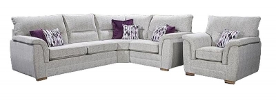 Product photograph of Lebus Keaton Augusta Fabric Sofa Suite from Choice Furniture Superstore